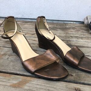 Bronze Brown Chadwicks Wedges